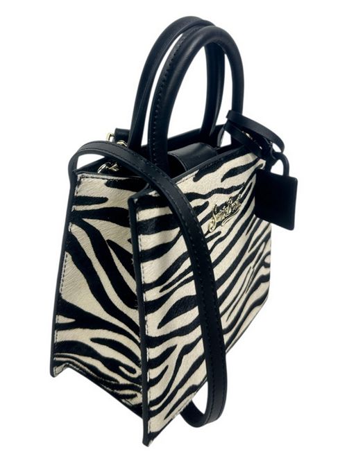 borsa donna shop bag midi zebrato MC2 Saint Barth | SHOP BAG MINI-ZEBRA BRUSHED LEATHER10